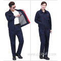 Double layer thickened windproof overalls suit